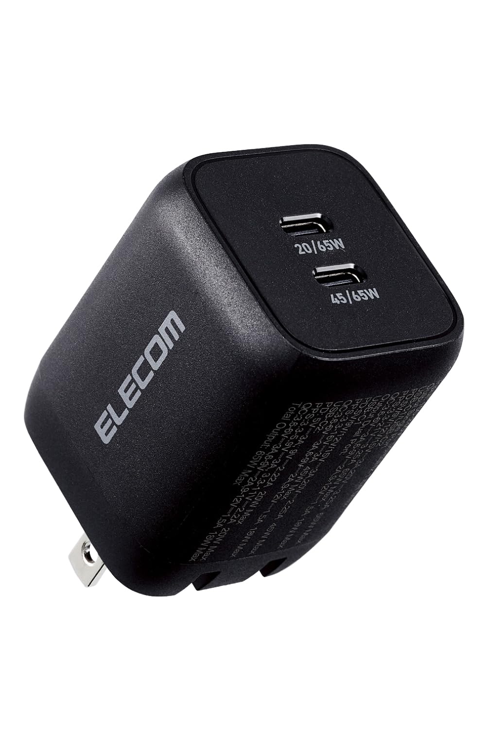Amazon | エレコム 充電器 Type-C 2ポート 65W USB PD対応 PPS対応 QC3